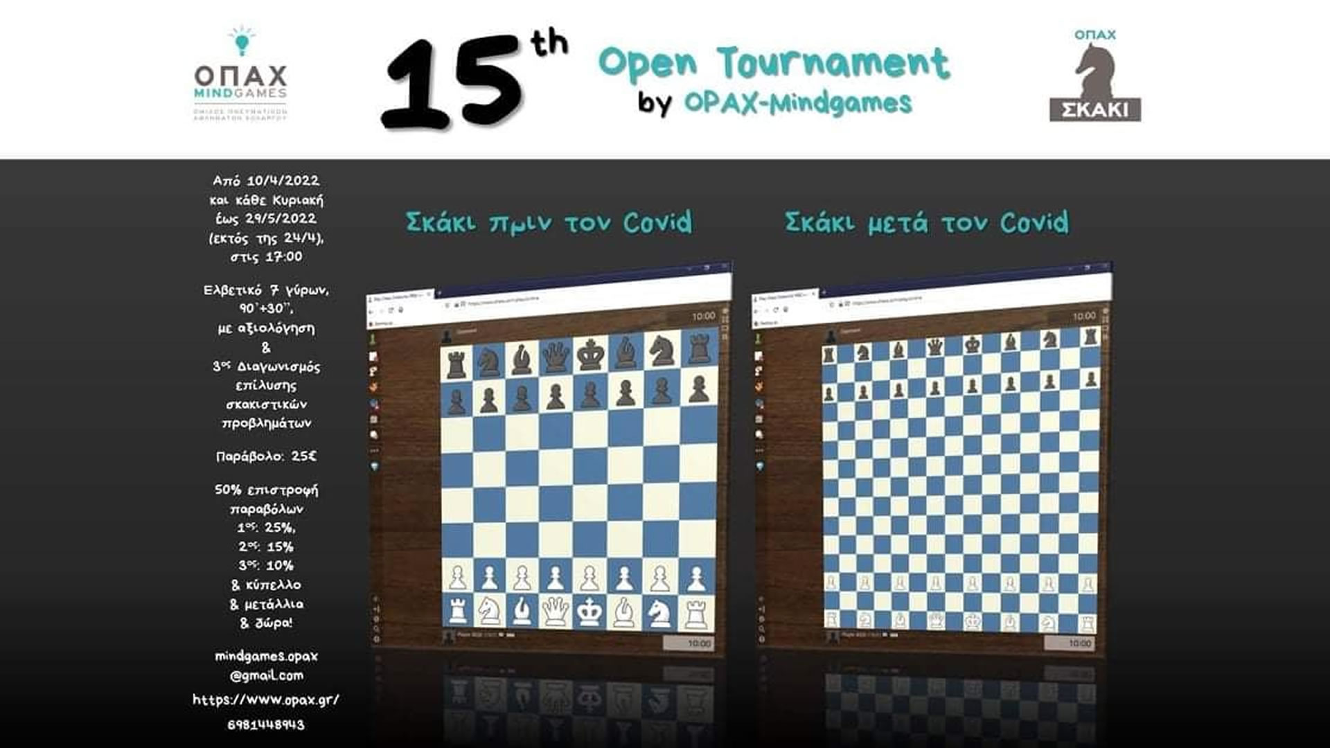 15th Open Tournament, by OPAX-Mindgames